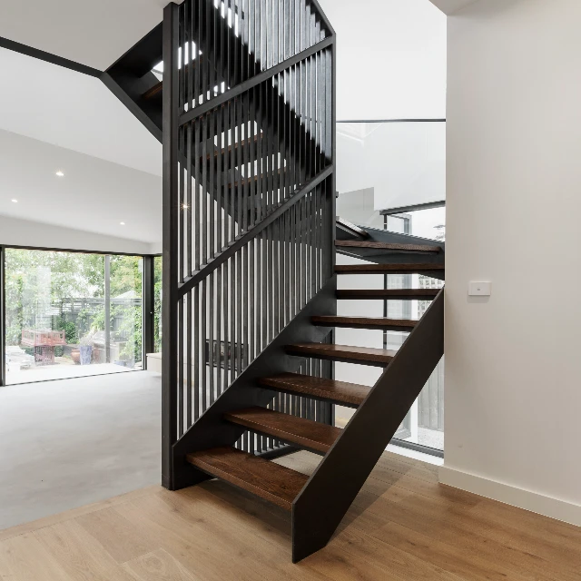 Modern Staircase in Luxury Home